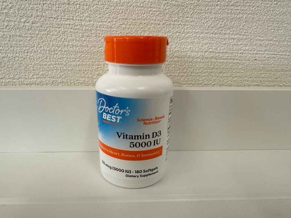 iHerbで定番のビタミンD3|Doctor's Bestを試してみました。花粉の季節にビタミンDを意識するようになった話